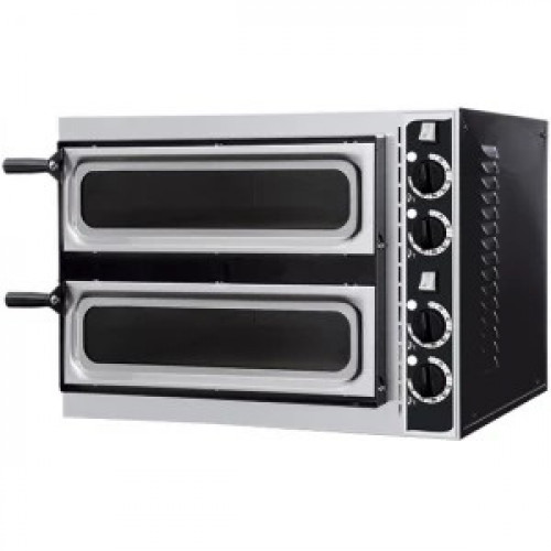 Печь для пиццы электрическая PrismaFood SMALL BASIC 2/40 GLASS & LIGHT - 4 thermostats