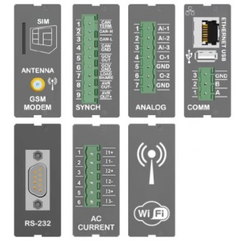 Контроллер для генератора Datakom D-700-MK3 (USB, CAN, MPU)