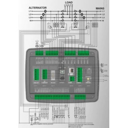 Контроллер для генератора Datakom D-700-MK3 (USB, CAN, MPU)