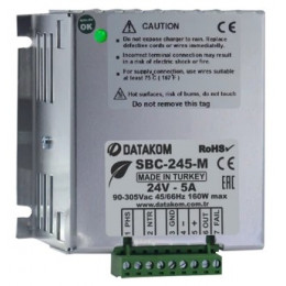 Зарядное устройство Datakom SBC-245-M (24В, 5А, 100-240В)