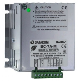 Зарядное устройство Datakom BC-7A-M (12В/24В, 7А, 220-240В)